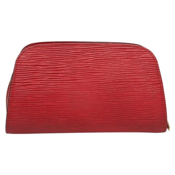 LOUIS VUITTON Epi Dauphine PM Pouch Castilian Red - Picture 2 of 15